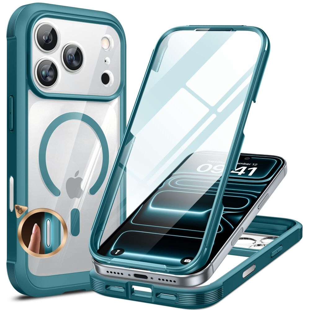 Phone 17 Pro 6.3" Full-Body Built-In Glass Screen Protector Case, 20M-184PH025